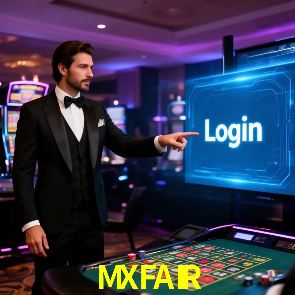 MXFAIR Login - OTP, cuenta y soporte Pantalla MXFAIR Login con OTP, contraseña, cuenta segura y soporte móvil