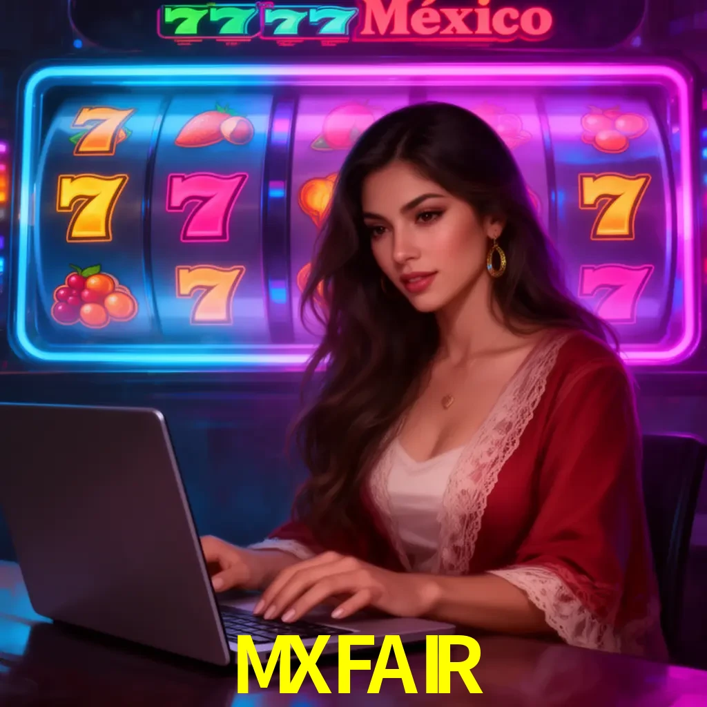 MXFAIR Slots - tragamonedas, RTP y control Tragamonedas MXFAIR con símbolos, saldo móvil y reglas de apuesta visibles